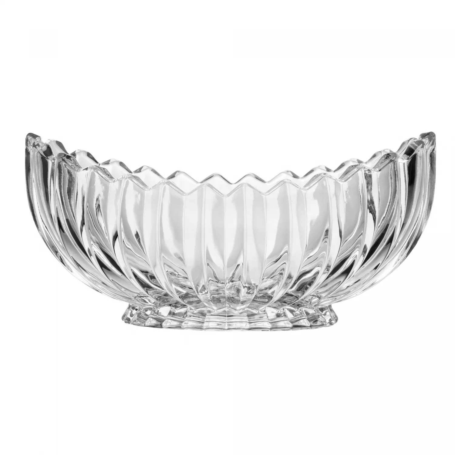 Centro de Mesa de Cristal Geneva 28cm x 15cm x 13,5cm - Wolff